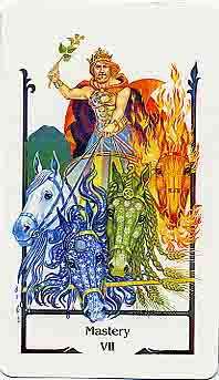 "The Chariot" from the "Tarot of the Old Path"